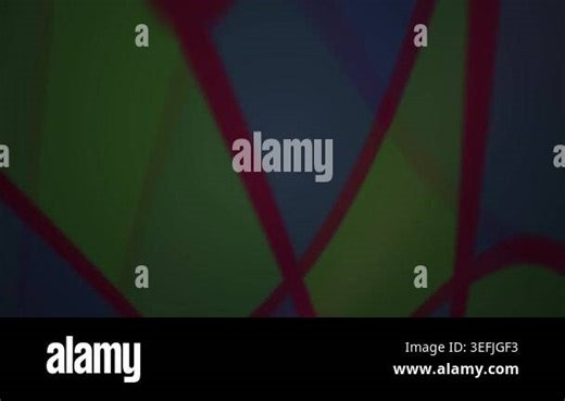 Dark green abstract stained glass pattern with red lines Stock Video Footage - Alamy