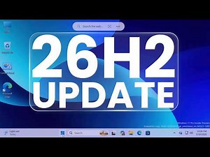 NEW Windows 11 26H2 Build 26300.8142- AI in Task Manager + Major Security Upgrade