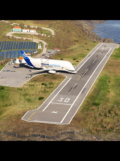 Airbus Beluga XL Takeoff Challenge at SABA Airport