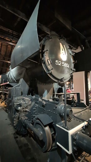 🚂 52 5804 im Deutschen Dampflokmuseum – beeindruckendes Relikt aus der Zeit der Kriegsloks