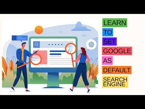 set google as default search engine