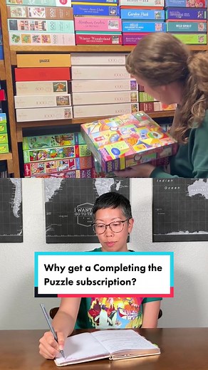 Why should you join CTP? It's easy, 1200 puzzle images, it's sustainable, & we have free shipping...AND you get unlimited puzzles every month! What's not to love about our puzzle rental subscription service!? 🧩 Our Instagram puzzle pals, @joyce.puzzles and @jigsawjessa filmed one of the coolest & most adventurous