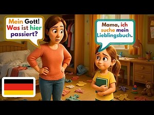 🇩🇪 Learn German Through Natural Bedroom Conversations | A1-A2 Level | Learn German