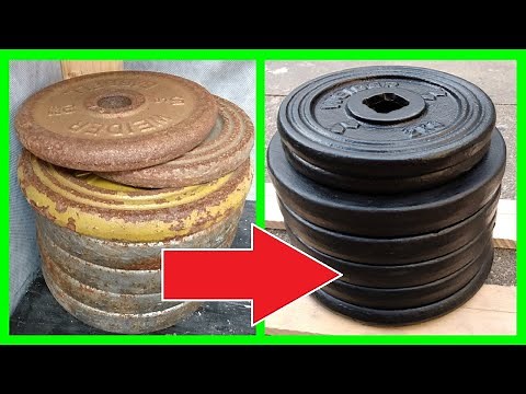 How to Restore Rusty Weight Plates / Discs
