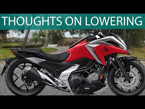 Ride & Chat: Lowering Honda NC750X