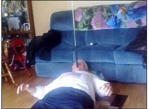 Longest Time Balancing Golf Club, Golf Tee And Golf Ball On Chin While Lying Down