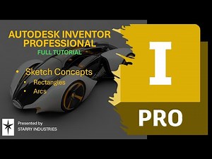 10 - Rectangles and Arcs | Sketch Concepts | Dummy Phone Design | Autodesk Inventor Professional