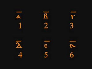 The Coptic Language : Numbers الارقام باللغة القبطية