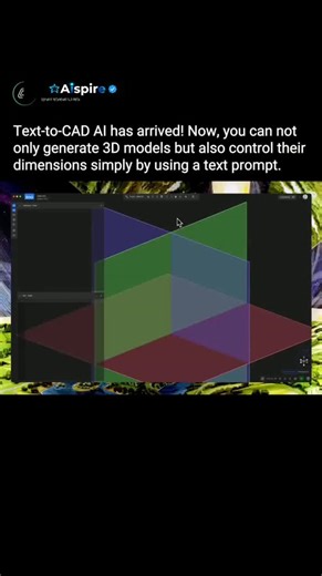 Aispire on Instagram: "Text-to-CAD Al has arrived! Now, you can not only generate 3D models but also control their dimensions simply by using a text prompt. The future of design is here! 🚀 With Text-to-CAD AI, you can create intricate 3D models and adjust their dimensions effortlessly—just by typing a description. Imagine designing anything from a simple chair to a complex mechanical part in seconds. 🛠️ #ai #technews #artificialintelligence #3dmodeling #futureofdesign [Text-to-CAD, 3D modeling
