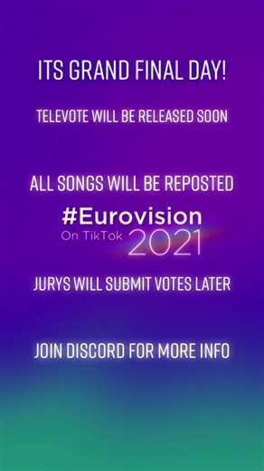 🔊GRAND FINALE🔊 #eurovisionontiktok2021 #eurovision2021 #musician #music #esc #eurovision