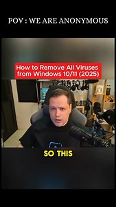 15K views · 2.6K reactions | How to remove all viruses from Windows 10/11 #hack #hacker #hacking #cybersecurity #windows #os #virus #remove #malware CC : @nicoknowstech | Anonymousa Creatorr | Facebook