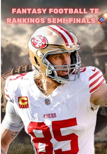 Fantasy Football TE Rankings Semi-Finals, do you guys agree? #fantasyfootball #fantasyfootballrankings #tiktokcampaign #football #fyp