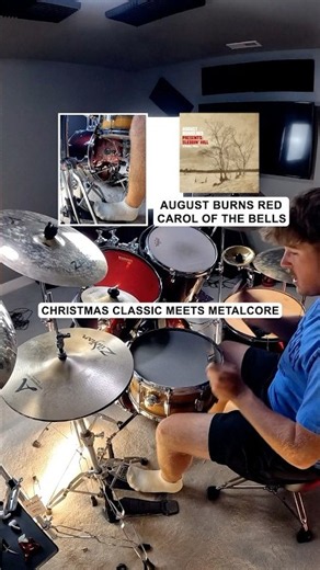 Carol Of The Bells by August Burns Red #drums #drumcover #augustburnsred #carolofthebells #christmas
