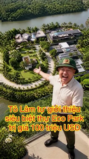 Tâm Lô tự giới thiệu siêu biệt thự 100 triệu USD ở Ecopark