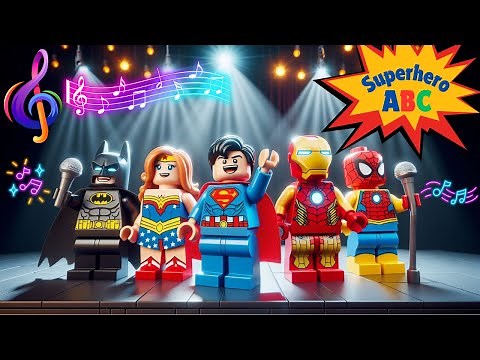 Superhero Alphabet Song 🦸 | Learn the Alphabet with Superheroes | Fun ABCs for Kids