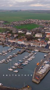 10K views · 229 reactions | Drone aerial views of seaside town Anstruther in the East Neuk of Fife in Scotland | Scotdrone | Facebook