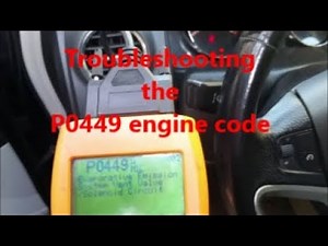 Troubleshooting P0449 code for 2009 Saturn Vue