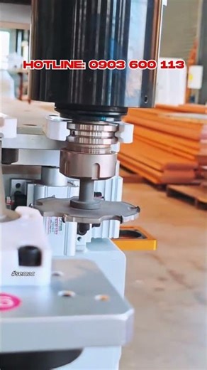 Máy CNC thay dao gia công liên kết bán nguyệt Lamello, cắt và phay 45 độ