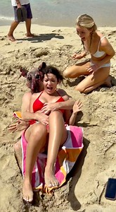 He hid under her towel! 🤣 #prank #Jokes #funnyvideos #beach Please be advised that this page’s videos are intended for entertainment purposes only. They include scripted dramas, satires, parodies, magic tricks, and other forms of entertainment. Names, characters and incidents are often the product of the director’s imagination, so any resemblance to actual persons or actual events is purely coincidental. (This original video was produced by Rick Lax Productions and Kyle & Mistie) | Crazy Clips