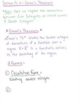 Green's Theorem