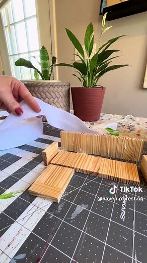 DIY Dollhouse Couch from Dollar Tree Jenga Blocks