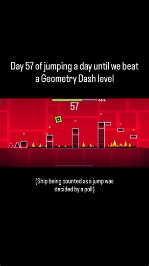 Geometry Dash One Jump Daily on Instagram: "Another extreme jump as usual. #daily #games #geometrydash"