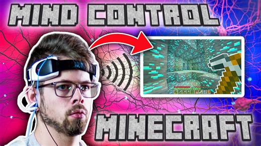 Playing Minecraft Using Only My Brain