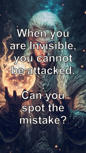 What's WRONG with this fact about Invisible? #dnd #dnd5e #ttrpg #dndlore #Shorts