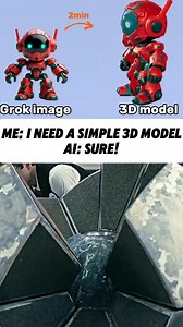 7.6K views · 116 reactions | 勞Generate a 3D model in 0 minutes | BlenderHub | Facebook