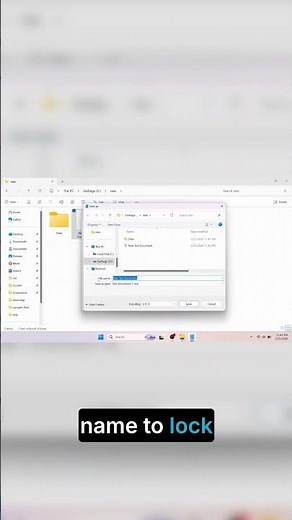 Save Your Folder Lock Script Correctly!