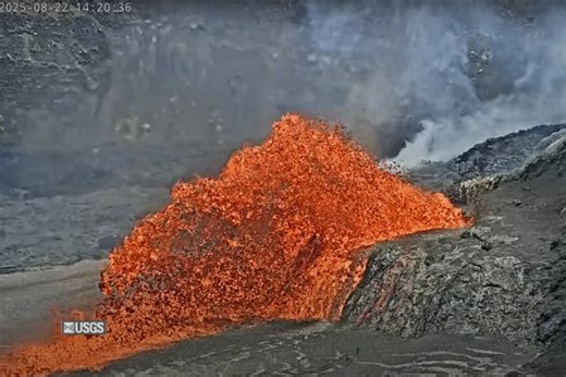 Kilauea's eruption is back as the Hawaii volcano shoots lava for the 31st time since December
