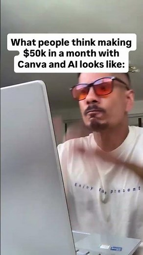 a simple way to make money with Canva and AI ⤵️ You’ve probably seen loads of ways to make money