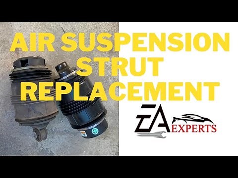 Mercedes E350 / How to remove air spring & cause of failure