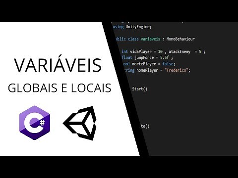 LEARN C# FOR UNITY - GLOBAL VARIABLES AND LOCAL VARIABLES - CLASS 3 - UNITY TUTORIAL