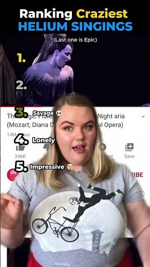 Ranking Crazy Helium Singing Moments 🤯 #shorts #funny