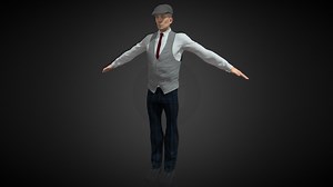 Wong- 3D Character Model (Rigged) - Download Free 3D model by davisthegamelord
