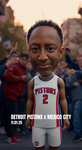 Detroit Pistons × MEXICO CITY // 11.01.25�The sound of Detroit — heard around the world. 🌎🔊 #SpecAd #DetroitBasketball #MexicoCity #NBA #Pistons | Hajj Flemings