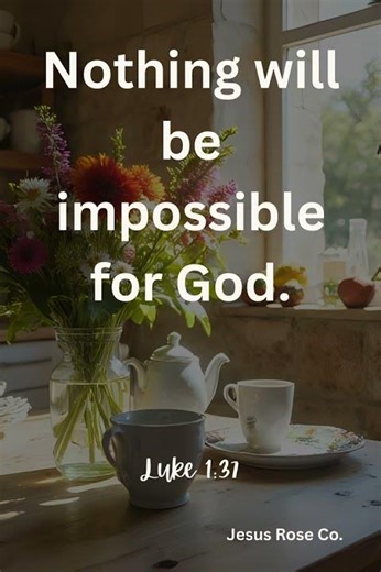 Catholic Bible Study | Luke 1:37 – Nothing Will Be Impossible with God | Jesus Rose Co. ✝️