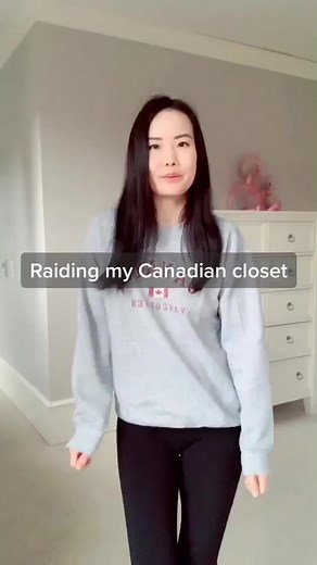 Raiding my Canadian closet. What’s in yours #canadianfashion #ohcanada #hockeynightincanada #canadiantuxedo #greatwhitenorth HT @jessica.perrault #fbreels #viral #fypシ #fyp #love #foryou #trending | Aurora Perry