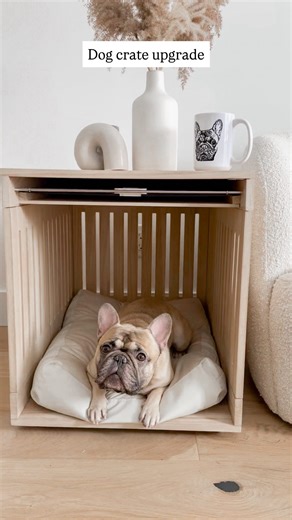 From a basic wire crate to a high-end luxury dog crate that actually elevates your home. Our solid-wood crates double as beautiful furniture while keeping your dog safe, cozy, and calm. LIMITED TIME ONLY: $100 CAD off for Black Friday. No code needed. Upgrade your space and your pup’s comfort 🐶🤍 📽️ @archerthefrenchie.to #luxurydogcrate #dogcratefurniture #dogcratetransformation #dogcratehack #dogmomhomedecor #aestheticdogcrate #wooddogcrate #dogcratebeforeandafter #dogfurniture #canadiansmall