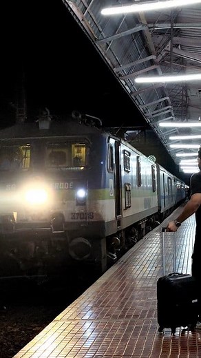 135K views · 2.1K reactions | Shatabdi express arrived katpadi junction  #train #railway #station #shyam_hembram | Shyama Hembram | Facebook