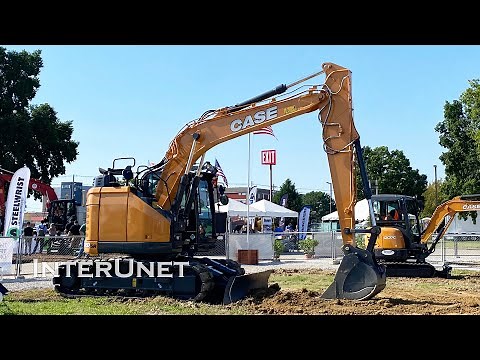 Operating CASE CX145D SR Excavator