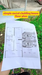 2.4K reactions · 277 shares | Floor plan for this simple Metal Cladding house #floorplan #metalcladding #house #makeitviral #fyp #trendingnow #trendingpost | カストロ メートル ライアン | Facebook