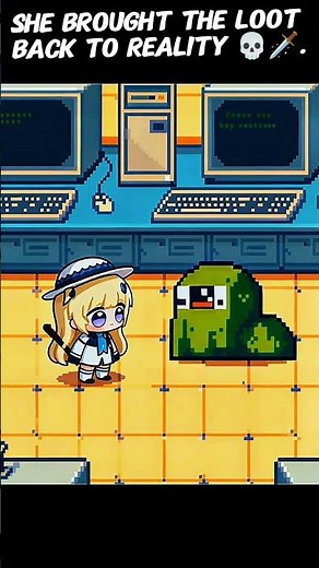 she literally went inside the game... 💀🕹️ (wuthering waves)