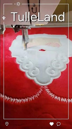 Design for machine embroidery Christmas Santa Toy ITH pattern #machineembroiderydesign #tulleland