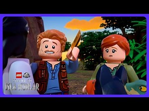 LEGO Jurassic World - Dino-Mech vs Giant Allosaurus! 🦖 | Kids Cartoons | WildBrain Thrill Park