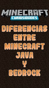 77K views · 5.3K reactions | DIFERENCIAS entre MINECRAFT JAVA y BEDROCK | Parte 2 #minecraft #curiosidades #reels | Gams | Facebook
