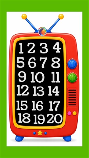 1 to 20 number counting song for children #kidslearning #staylittlechannel