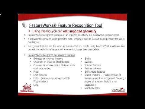 Importing into SolidWorks - Import Files from other Applications / Progression CAD Chat Webinar