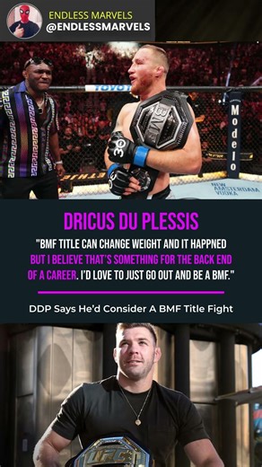 Dricus Du Plessis Talks BMF Fight Plans 🔥 #ufc